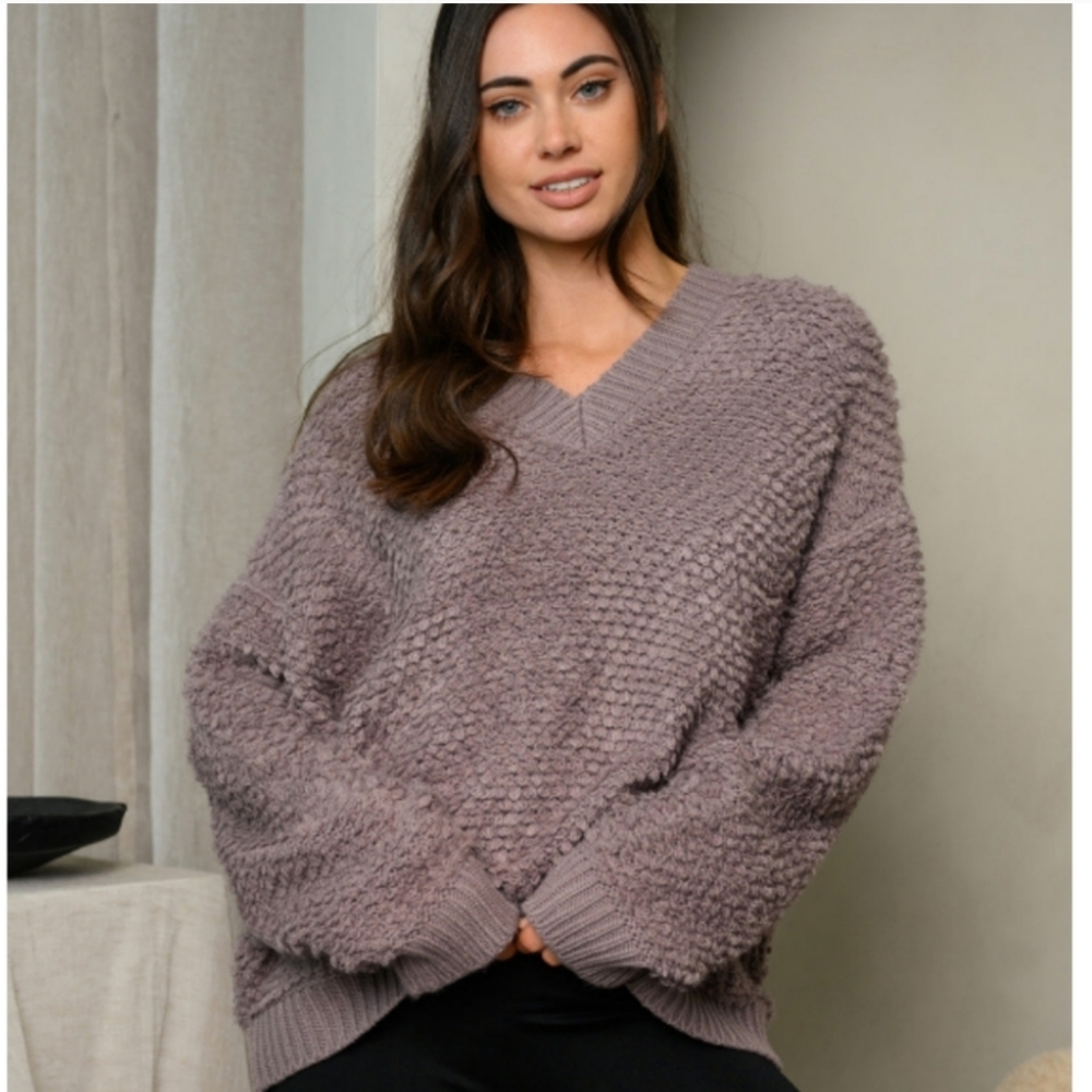Lavender color soft sweater